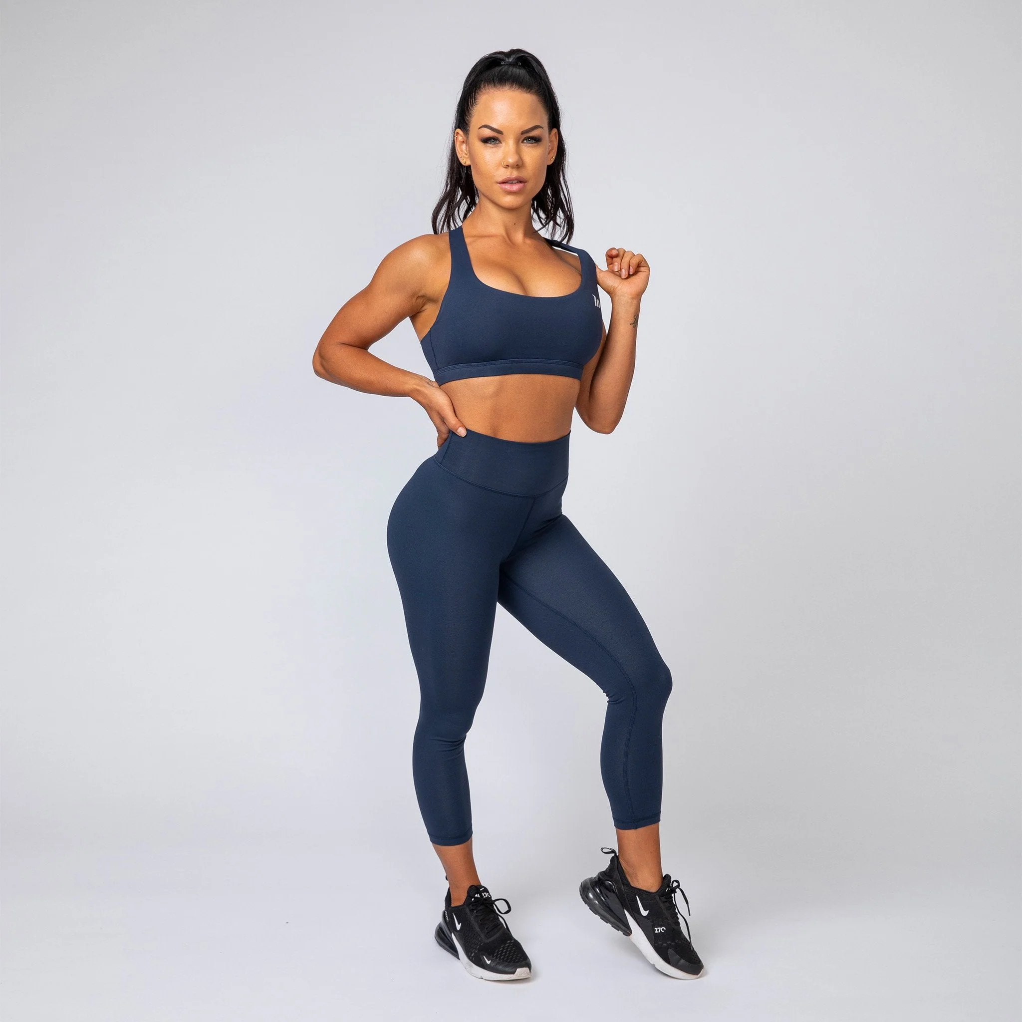 Signature Scrunch 7/8 Leggings - Navy - Image 7