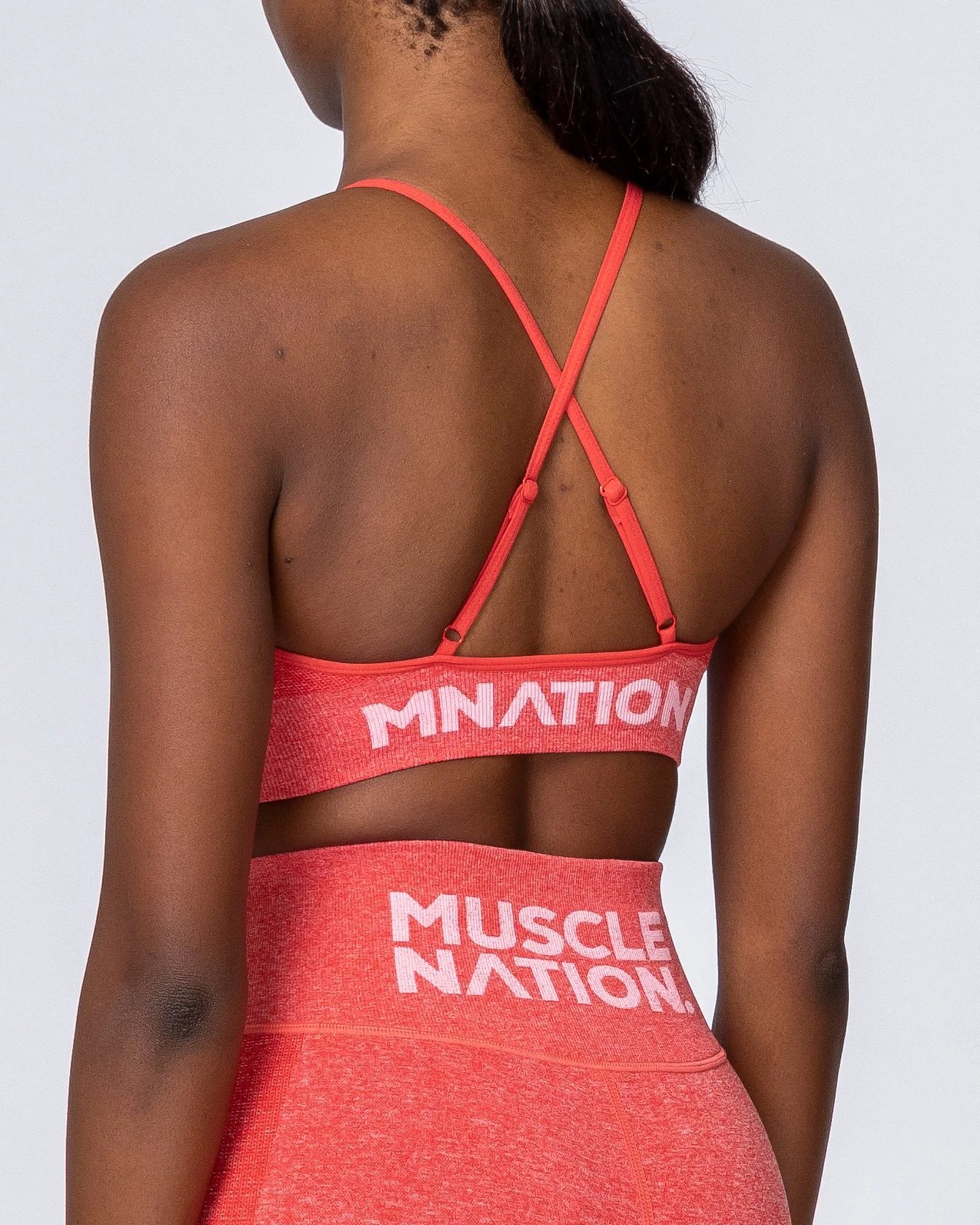All Day Strap Seamless Bra - Poppy Marl - Image 6