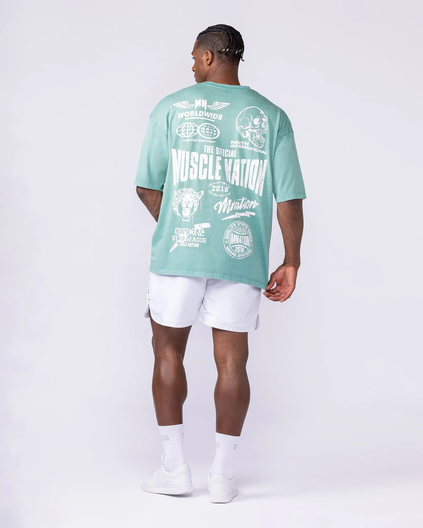 Archives Oversized Vintage Tee - Washed Alpine - Image 5
