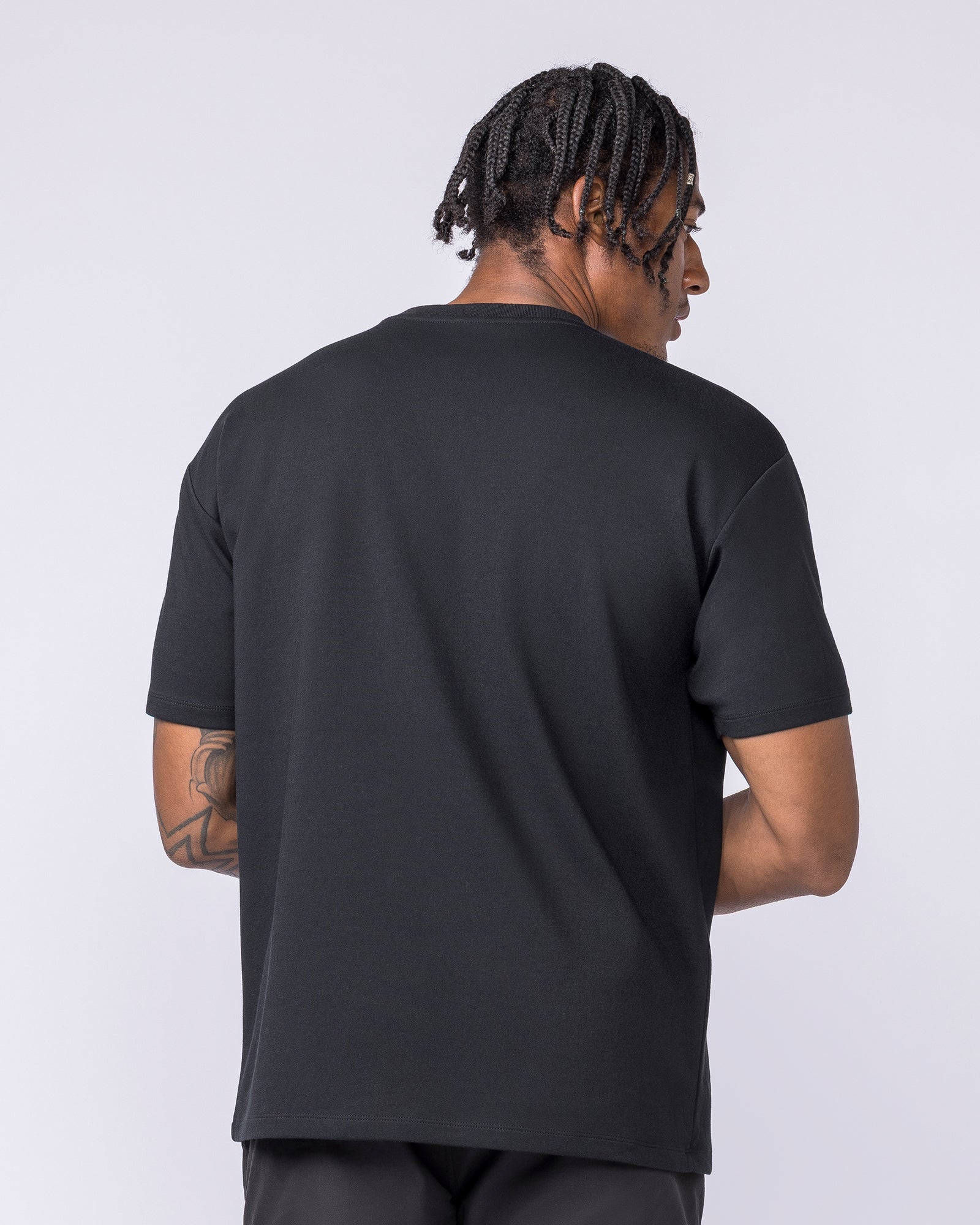 Daily Regular Fit Tee - Black - Image 5