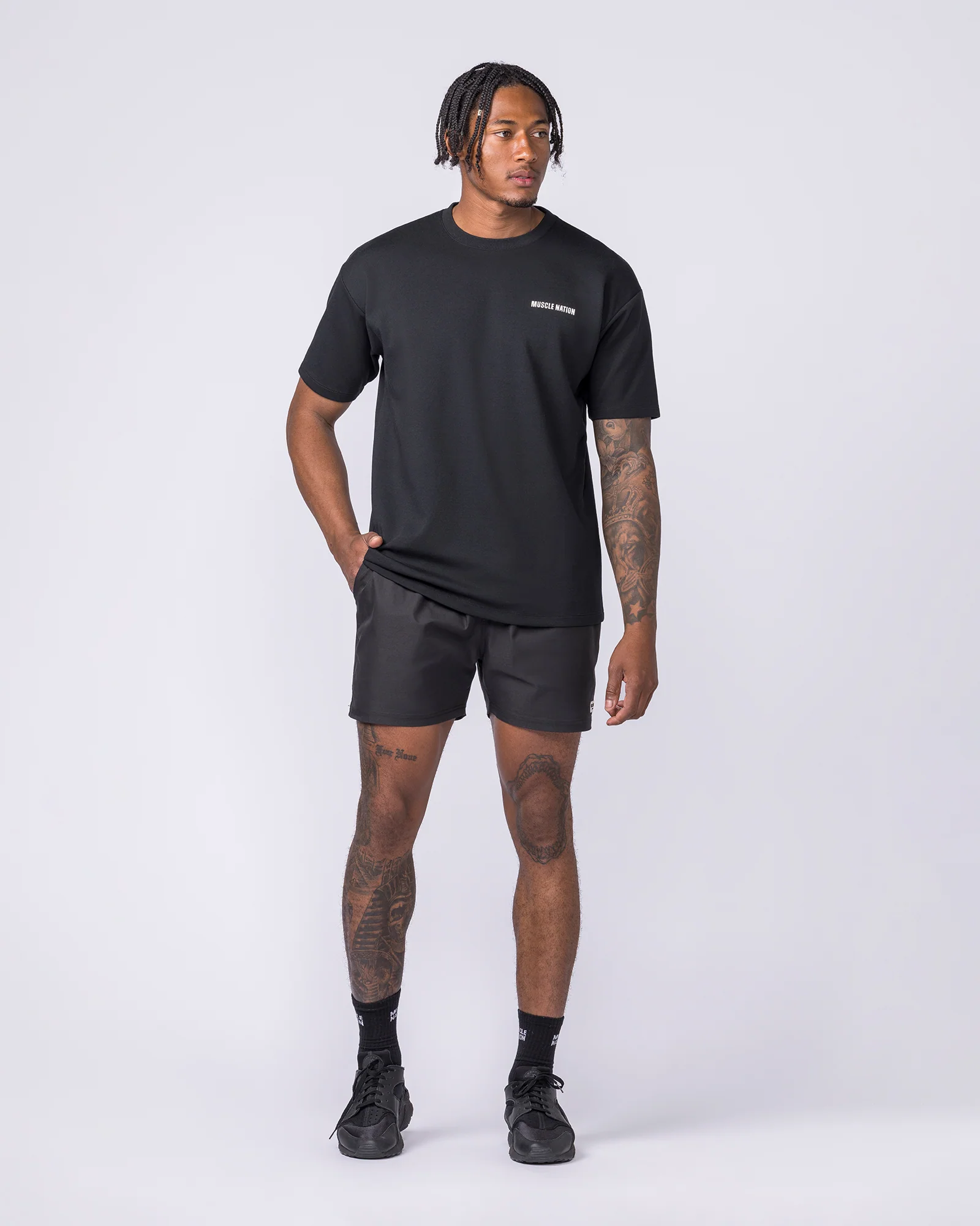 Daily Regular Fit Tee - Black - Image 6