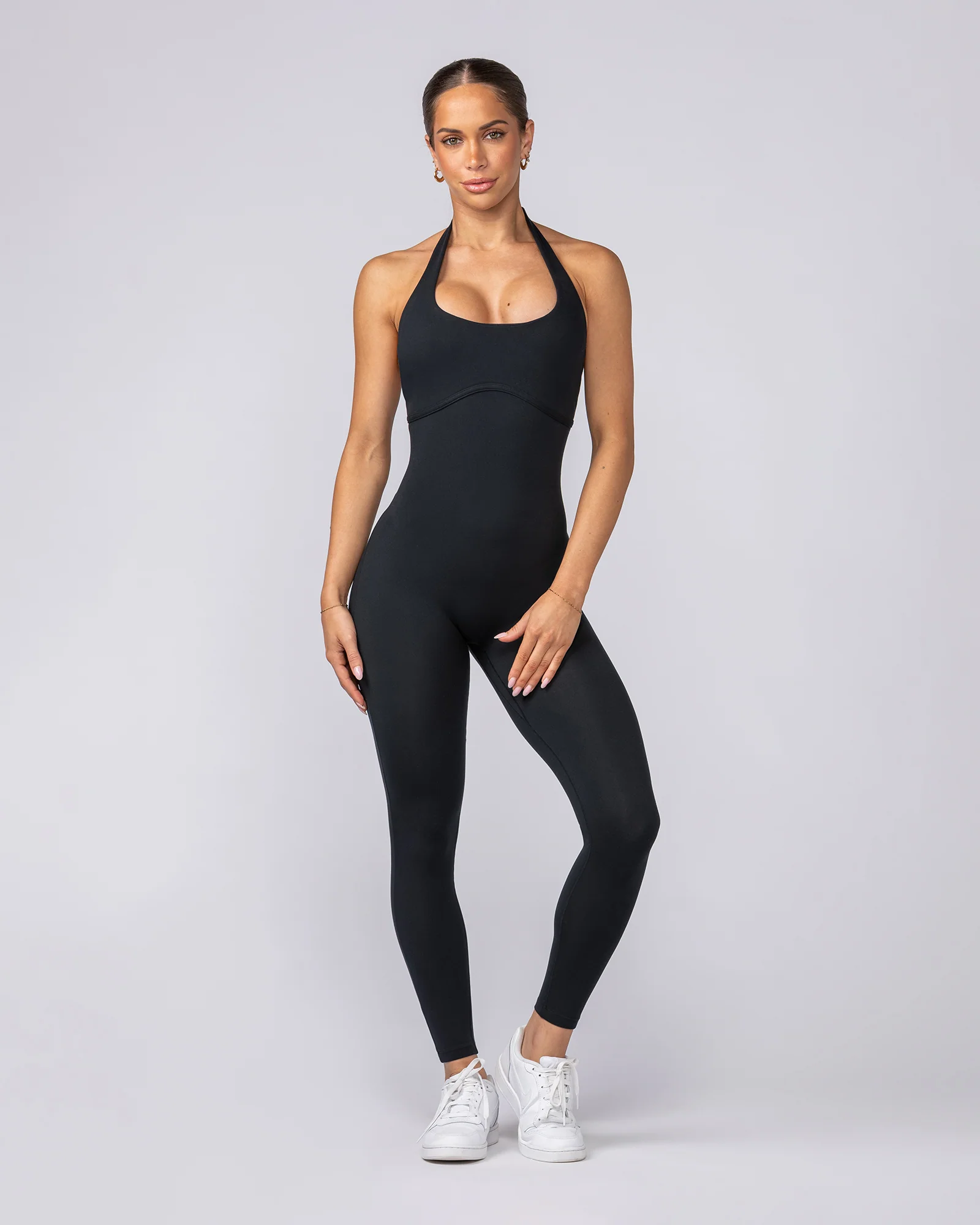 Define Ankle Length One Piece - Black