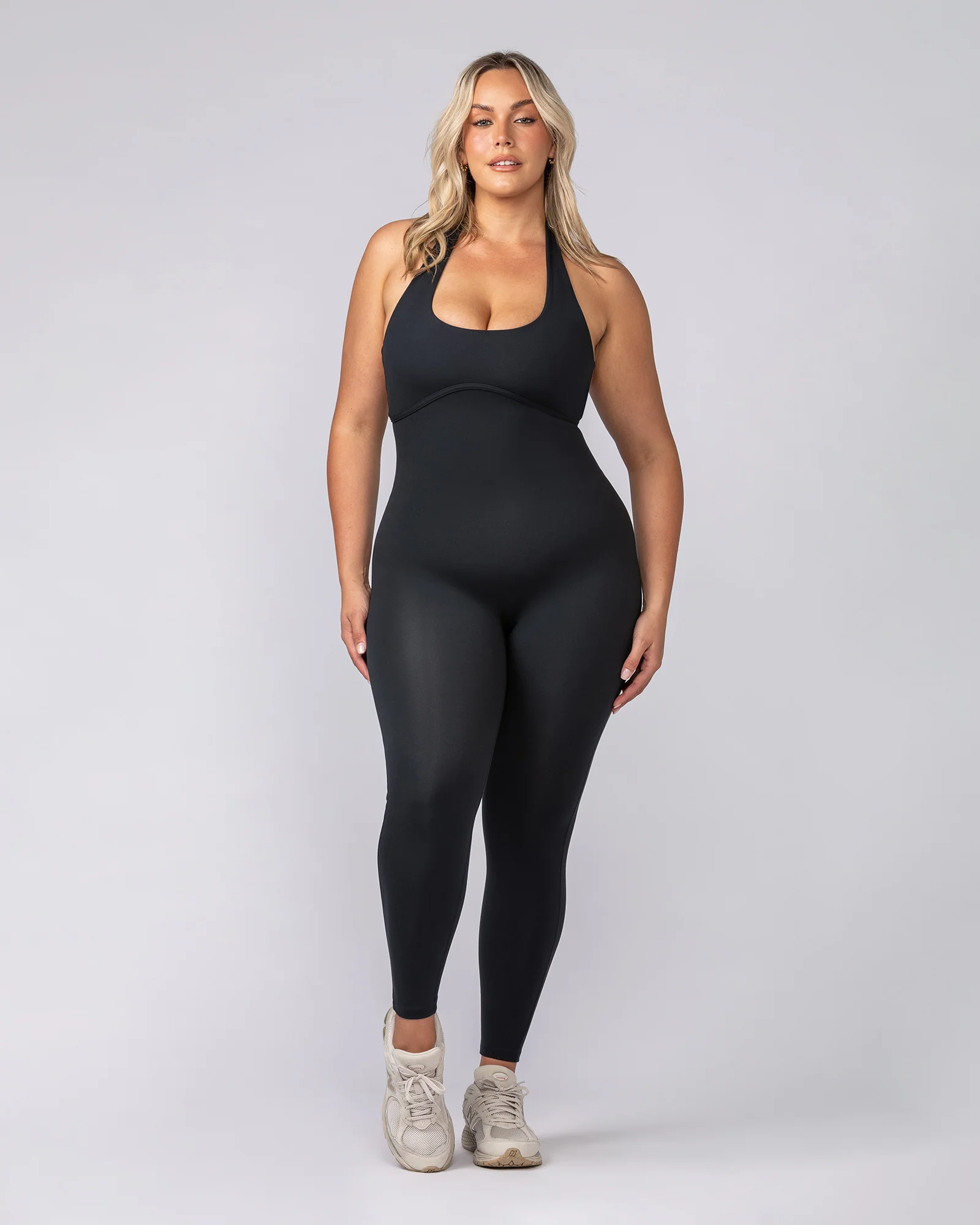 Define Ankle Length One Piece - Black - Image 2