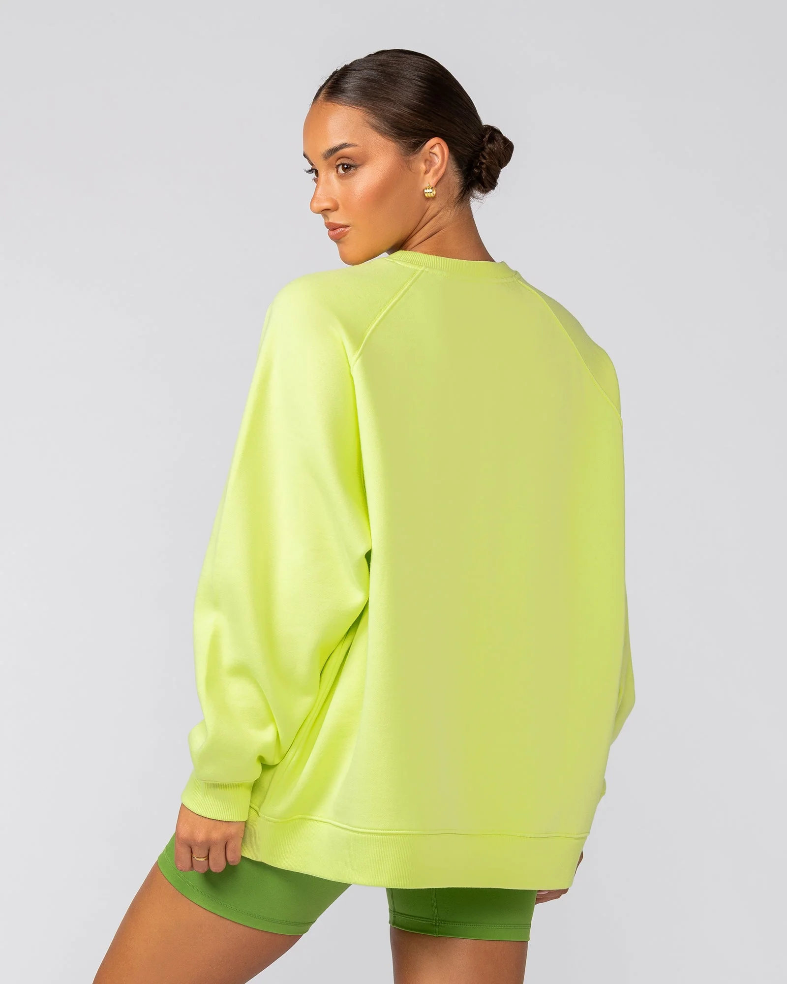 Downtime Oversized Pullover - Limeade - Image 5