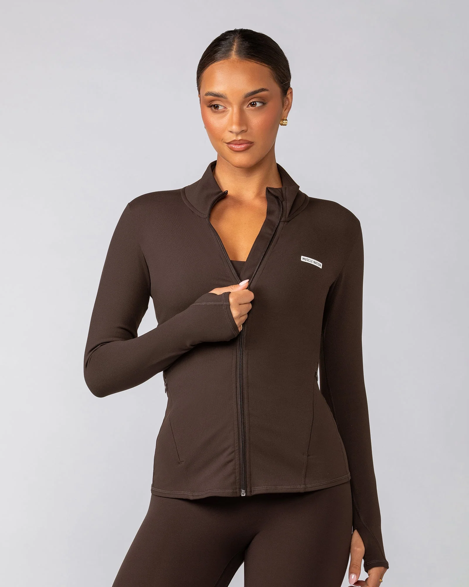 Favourite Zip Through - Cocoa - Image 5