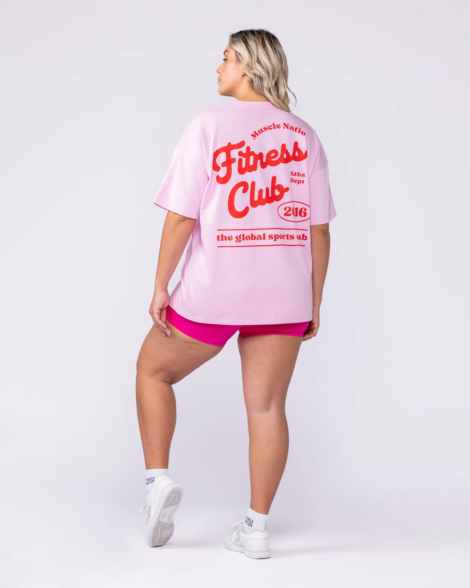 Fizz Oversized Tee - Shell Pink - Image 5
