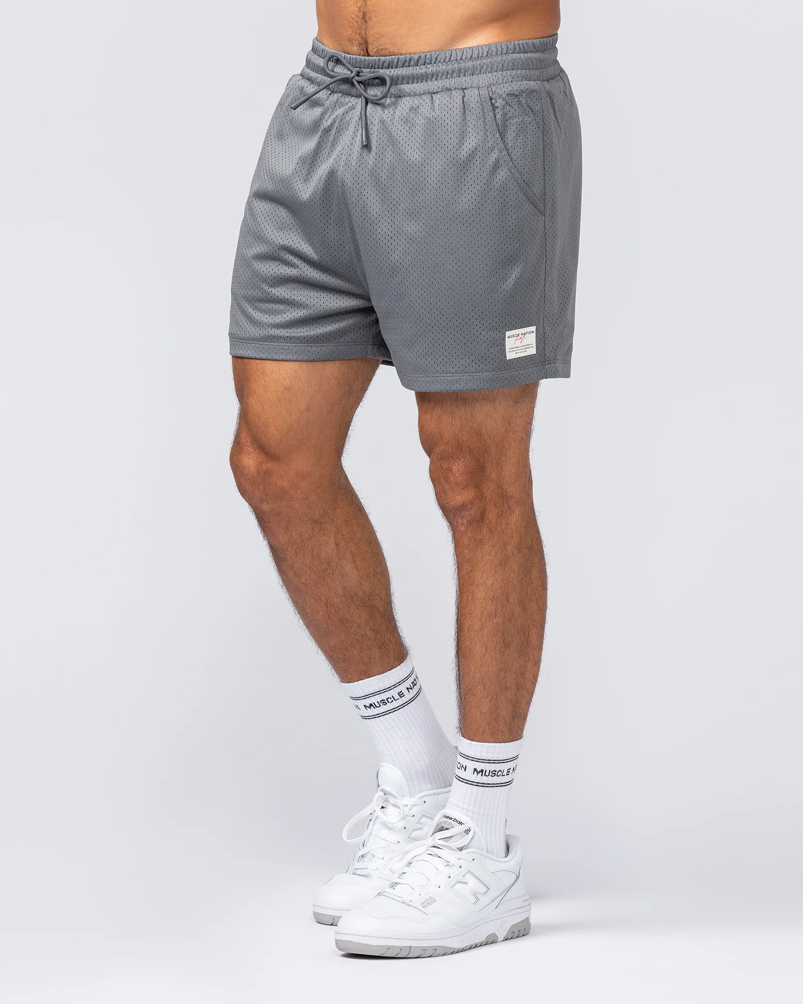 Lee Lem Lay Up 3.5" Shorts -  Platinum Grey - Image 4