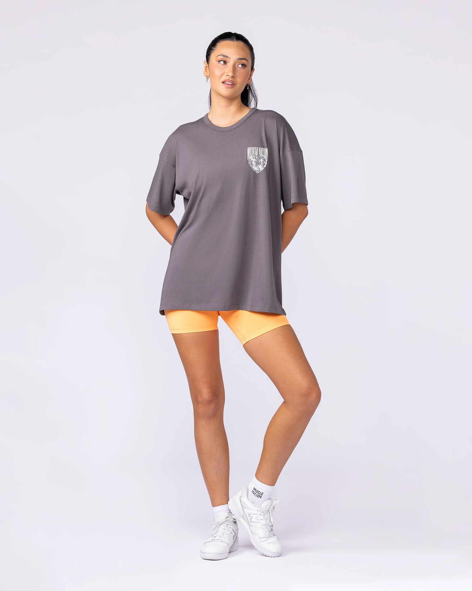 Less Panic More Disco Oversized Tee - Tornado - Image 6
