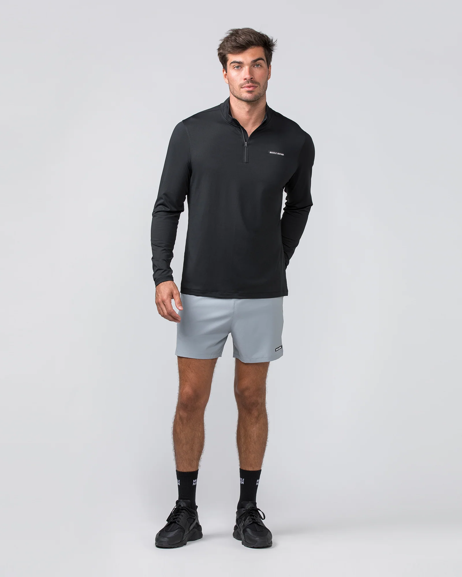 Level Up Training 4" Shorts - Jet Grey - Image 6