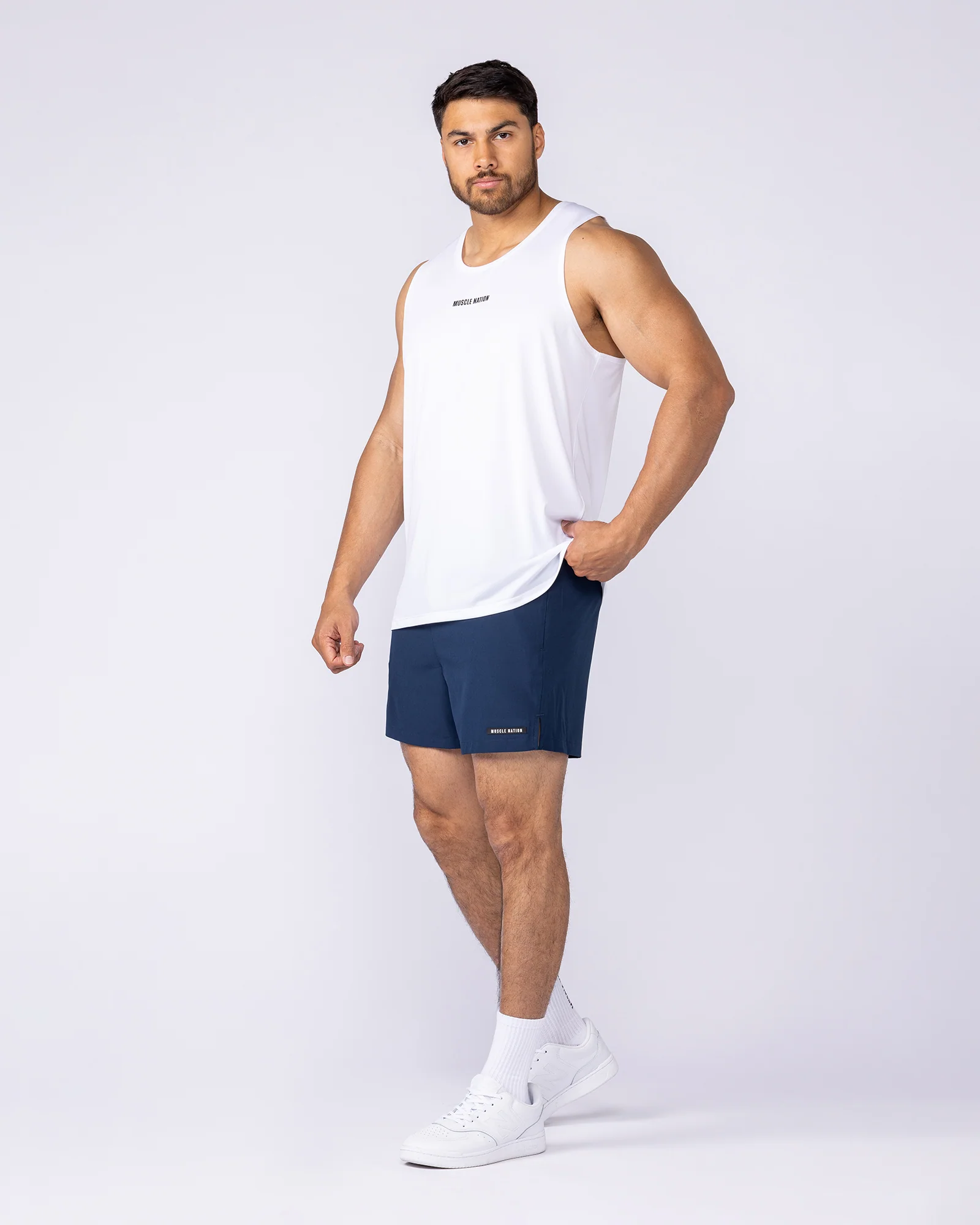 Level Up Training 4” Shorts - Navy - Image 6