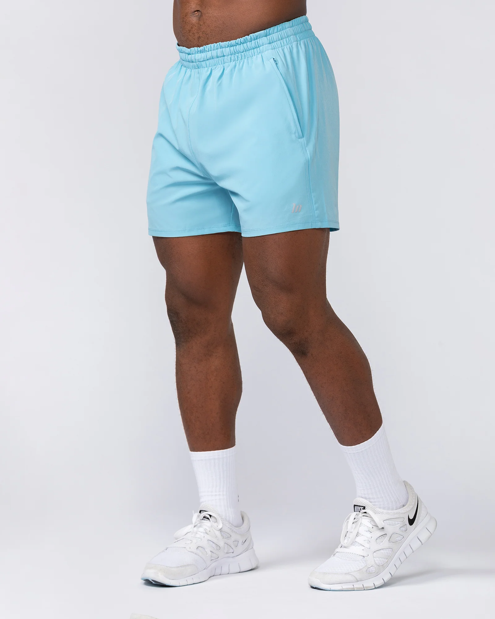 New Heights 4" Shorts - Mid Blue - Image 3