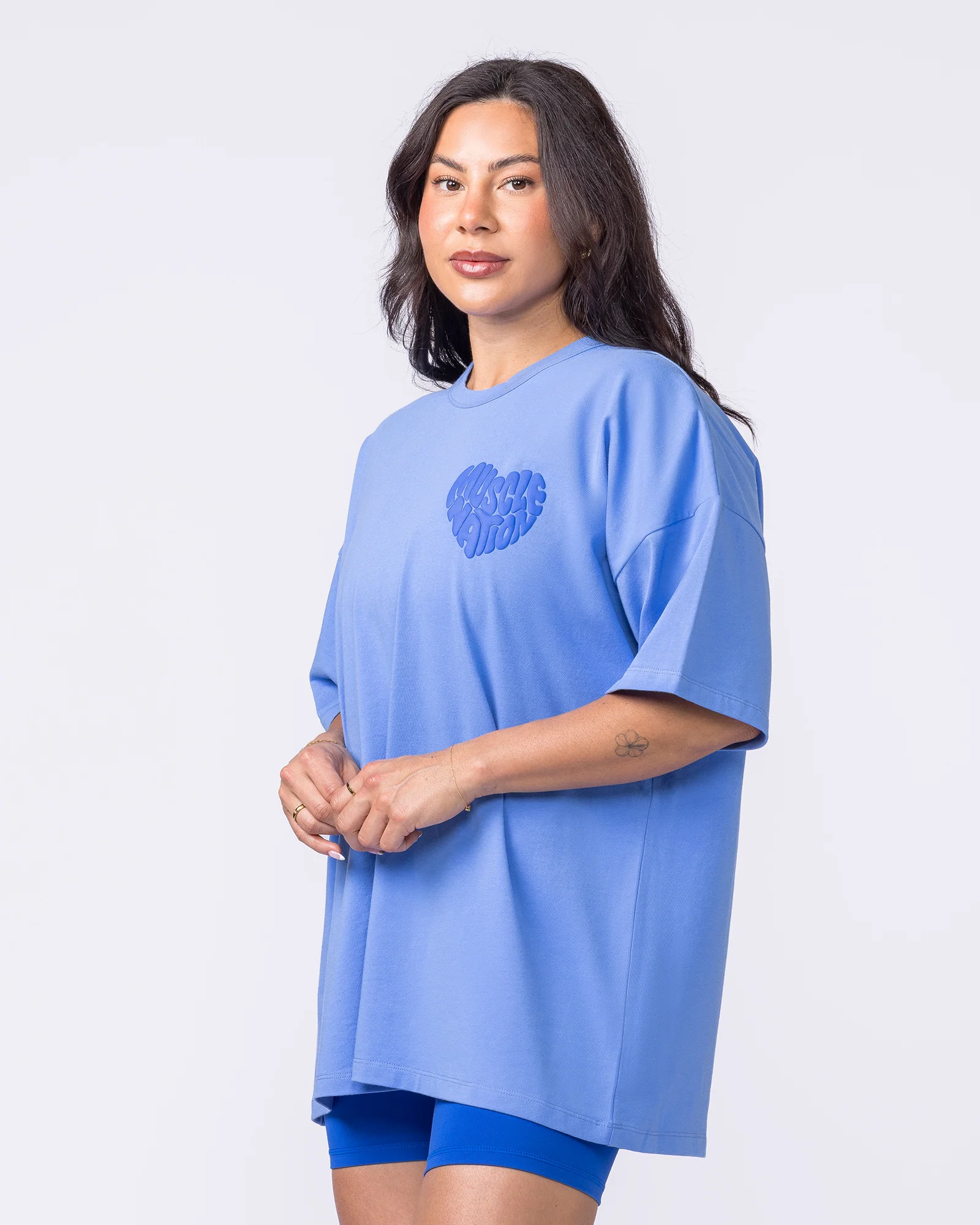 Peachy Oversized Tee - Salt Air - Image 4