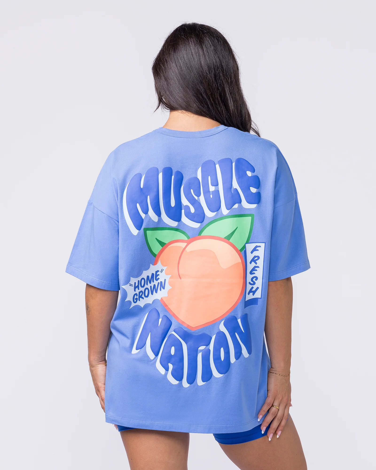 Peachy Oversized Tee - Salt Air - Image 5