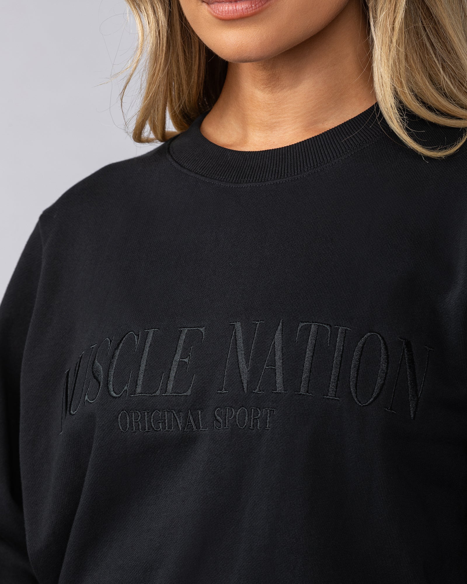 Scholar Relaxed Pullover - Black - Image 3