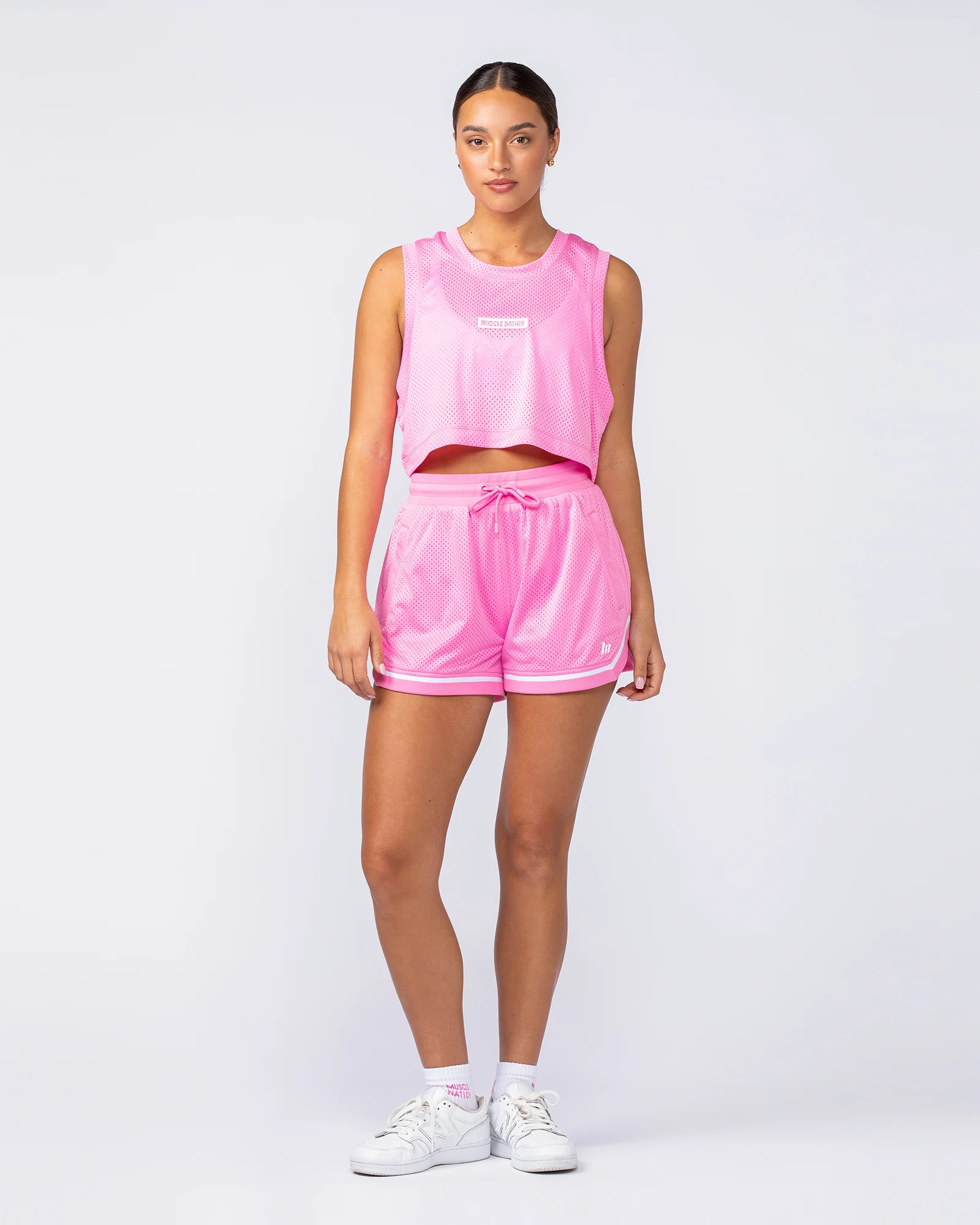Swift Cropped Training Tank - Hollywood Pink - Image 5