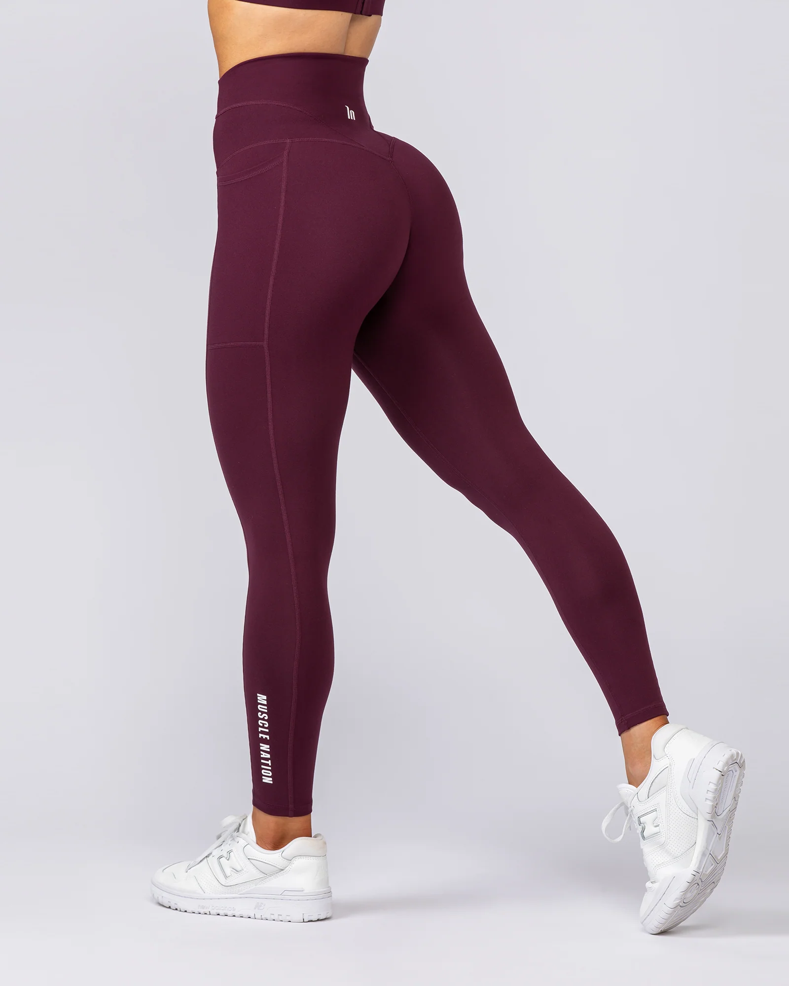 Unrivalled Everyday Pocket Ankle Leggings - Sangria - Image 5