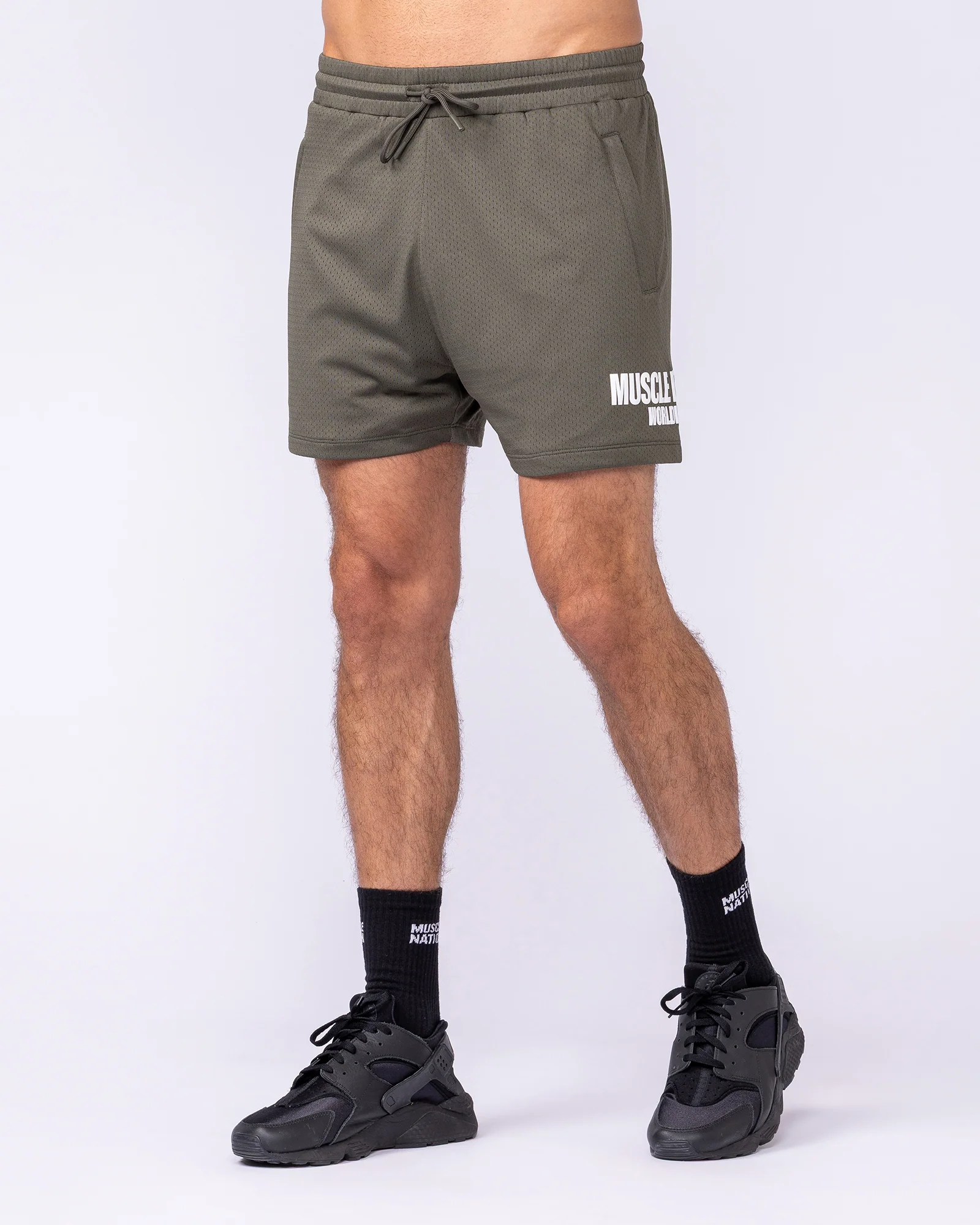 Worldwide Lay Up 3.5” Shorts - Dark Khaki - Image 4