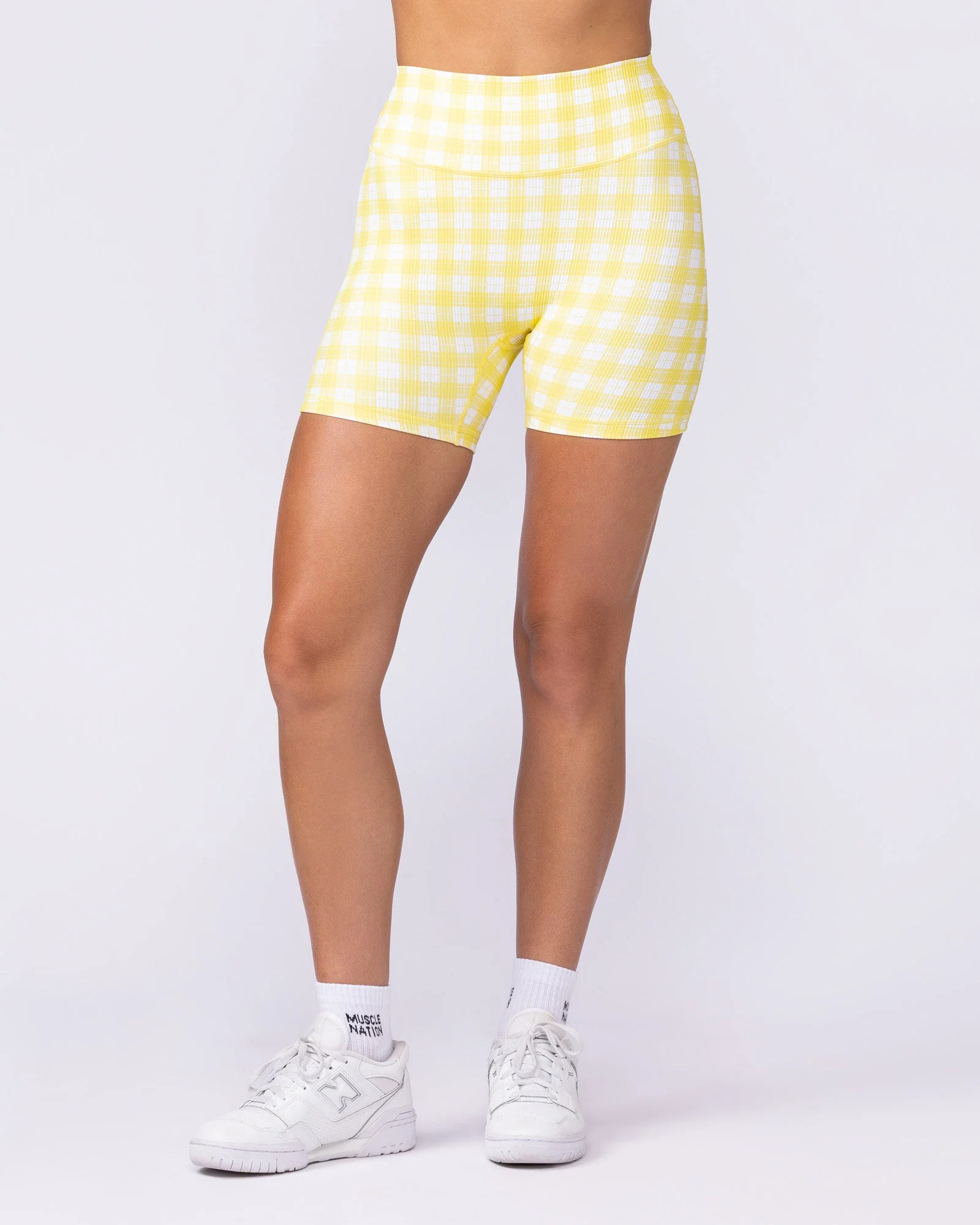 Zero Rise Rib Midway Shorts - Sunshine Prairie - Image 3